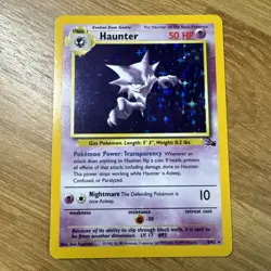 Pokemon TCG - Haunter - 6/62 - Holo Unlimited - Fossil Unlimited [Near Mint] - Image 1