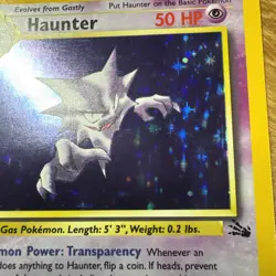 Pokemon TCG - Haunter - 6/62 - Holo Unlimited - Fossil Unlimited [Near Mint] - Image 3