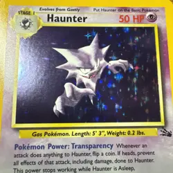 Pokemon TCG - Haunter - 6/62 - Holo Unlimited - Fossil Unlimited [Near Mint] - Image 4