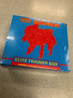 Sword and Shield Base Set Elite Trainer Box ETB [Zamazenta] SEALED Pokemon 2020 - Image 4
