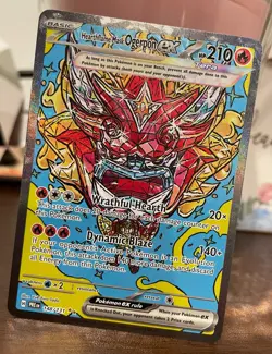 Pokemon TCG Hearthflame Mask Ogerpon ex 148/131 Prismatic Evolutions Holo NM - Image 1