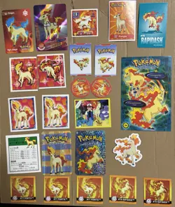 47 Pokemon Item Lot Bundle- Ponyta Rapidash Abra Kadabra Alakazam - Image 1