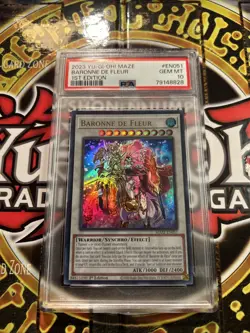 YuGiOh BARONNE DE FLEUR #MAZE-EN051??PSA 10 GEM MT??1st EDITION-2023 ULTRA RARE - Image 4