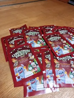 46 x Disney Christmas Party 2025 Trading Cards Sealed New Collectable - Image 2