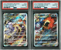 PSA 10 Charizard 212/172 Mewtwo 221/172 SAR Set VSTAR Universe Pokemon Card JP - Image 1