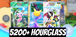 (BUY 3 GET 1 FREE) "5200+ Hour Glass" Pokemon TCG Pocket Trading Card Game - Image 1