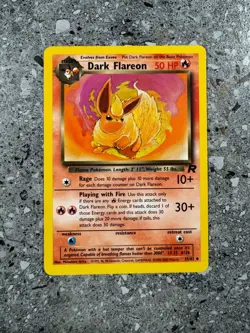 Pokemon TCG Cards Dark Flareon 35/82 Team Rocket Uncommon NM - Image 1