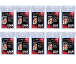 10 x 100 ct Ultra Pro Regular Card Protector Soft Sleeves Penny Plastic Clear 844568037197 - Image 3