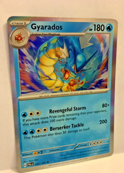 Classic Gyarados Pokemon Card - Holo Foil Rare - Mint Condition PSA 8 and above! - Image 1