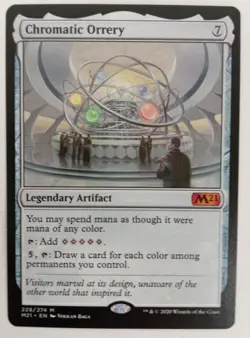 MTG Chromatic Orrery Trading Card Core Set 2021 Mythic Rare 228/274 M21 #Live - Image 1
