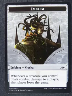 Vraska Emblem Token - Mtg Magic Cards #1PG - Image 1