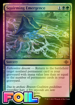 x1 Squirming Emergence LCI MTG 241 FOIL RARE M/NM 1x - Image 1