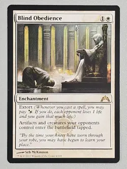 MTG Magic the Gathering Blind Obedience (6/257) Gatecrash - Image 1