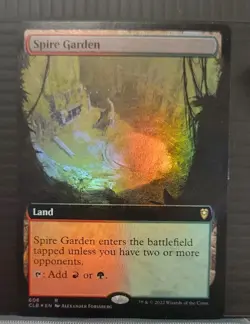 Mtg SPIRE GARDEN EXTENDED ART FOIL NM CLB 606 -Argo- - Image 1