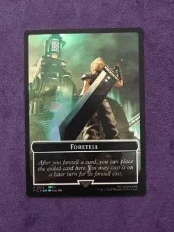 Foretell Treasure Double-Sided Token (Surge Foil) Commander FINAL FANTASY MTG - Image 1