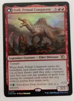 MTG Etali, Primal Conqueror Foil Trading Card March of the Machine 0137 #Live - Image 1