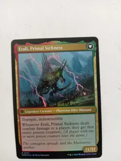 MTG Etali, Primal Conqueror Foil Trading Card March of the Machine 0137 #Live - Image 4