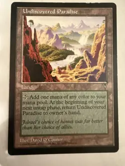 MTG: Undiscovered Paradise Card Regular Visions Magic the Gathering - Image 1
