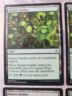 Khalni Garden x 4 Mixed set lot EDH Modern Cube Landfall - Image 2