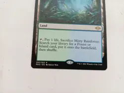 MTG Misty Rainforest Modern Horizons 2 Trading Card Fetchland Rare 250/303 #Live - Image 3