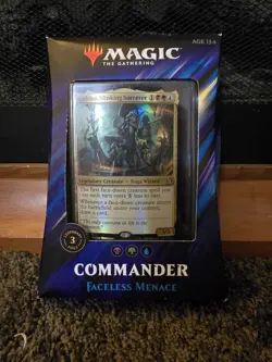 Faceless Menace Commander Deck Magic The Gathering 2019 Brand New Factory Sealed 630509892563 - Image 1