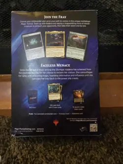 Faceless Menace Commander Deck Magic The Gathering 2019 Brand New Factory Sealed 630509892563 - Image 2