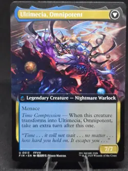 MTG Ultimecia, Time Sorceress (Extended Art) 0513 Final Fantasy Uncommon NM - Image 2