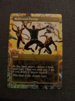 Magic: The Gathering Marvels Spider-man Multiversal Passage Borderless Non Foil - Image 1