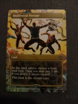 Magic: The Gathering Marvels Spider-man Multiversal Passage Borderless Non Foil - Image 2