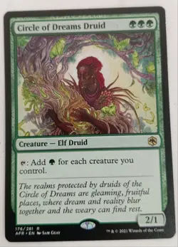MTG Circle of Dreams Druid D&D Adventures in the Forgotten Realm TCG Magic #Live - Image 1