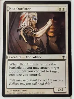 Kor Outfitter - Zendikar - Magic the Gathering MTG Nice! - Image 1