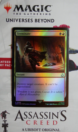 MTG ACR: Terminate (Instant) Regular Uncommon 0098 Assassin's Creed Foil - Image 1