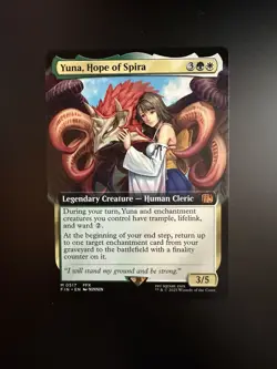 MTG Final Fantasy English Yuna, Hope of Spira Extended Art 0517 Non-Foil - Image 1