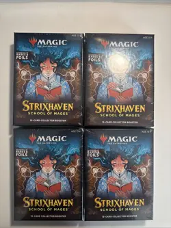 Magic The Gathering Strixhaven Collector Booster Pack X4 Lot 630509958610 - Image 1