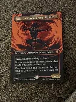 WOTC Avatar: The Last Airbender Ozai Phoenix King (0335) (Borderless) (MR) NM - Image 1