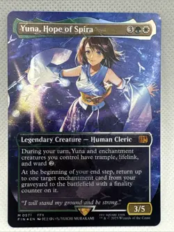 Yuna, Hope of Spira (Borderless) (Chocobo Track Foil) Final Fantasy Foil - Image 1