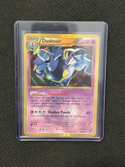 Pokemon Black and White Plasma Blast Shiny Dusknoir 104/101 Secret Rare - Image 1