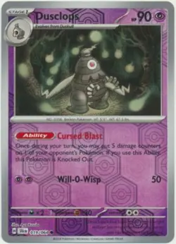 x4 Dusclops - 019/064 - Common - Reverse Holo Pokemon Shrouded Fable M/NM - Image 1