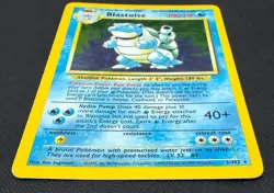 POKEMON TCG BLASTOISE 2/102 BASE SET RARE HOLO VERY GOOD CONDITION LIGHT PLAY - Image 2