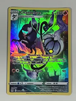 Pokemon TCG Lost Origin TG04/TG30 - Chandelure - Ultra Rare - NM - Full Art - Image 1