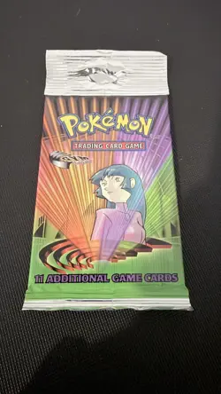 Unopened Pack Of Gym Challenge Sabrina Art Pokemon WOTC Booster Pack - Image 1