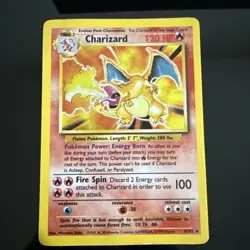 1999 Pokemon Base Set Holo Charizard 4/102 Rare Holographic Card - Image 1