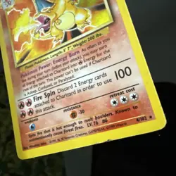 1999 Pokemon Base Set Holo Charizard 4/102 Rare Holographic Card - Image 2
