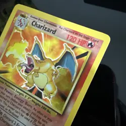 1999 Pokemon Base Set Holo Charizard 4/102 Rare Holographic Card - Image 3