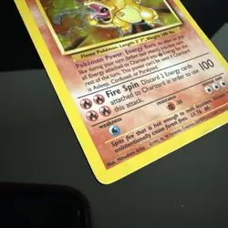 1999 Pokemon Base Set Holo Charizard 4/102 Rare Holographic Card - Image 5