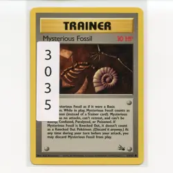 Pokemon TCG Mysterious Fossil 62/62 WotC Fossil Unlimited Regular EN-LP 1999 - Image 3