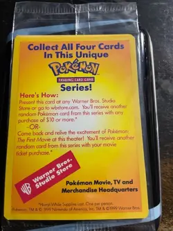 Dragonite Pokemon (The First Movie) 9 individual packs WB Promo 1999 New/Sealed - Image 3