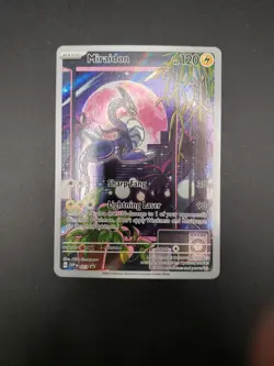 Pokemon TCG Miraidon SVP Black Star Promos SVP013 Holo Promo **CREASE** - Image 1