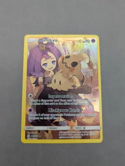 Pokemon TCG Cosmic Eclipse Mimikyu #245/236 Secret Rare Light Play LP - Image 1