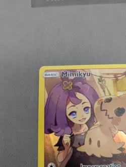 Pokemon TCG Cosmic Eclipse Mimikyu #245/236 Secret Rare Light Play LP - Image 2